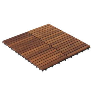 Teak Wood Snap-in Deck Outdoor Flooring
