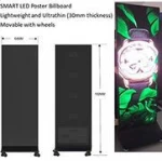 Smart LED Poster Billboard Best Video Display Stands For Retail Businesses Events
