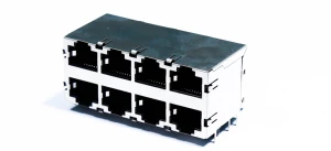 RJ45 Modular Jack Connector Shielded/Unshielded 1/2/4/8 Port