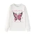 Import Girls Fleece Crewneck Sweatshirt Long Sleeve Pullover Hoodies 100% Cotton Ready Made Clothig Custom Logo from China