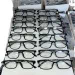 Black frame Small frame Teen narrow frame ultralight comfort frame Men's plastic optical frames