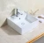 Import High Quality Rectangle Countertop White Bathroom Vanity Vessel Sinks Lavabo Wash Basin Ceramic Sanitary Ware from China