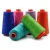 Import dyed colors 100% spun polyester yarn on plastic cone with various counts and colors from China