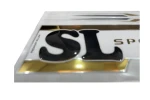 Label with digital UV effects