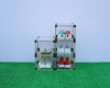 Manufacturer acrylic sliding shoe box magnetic drop front shoe box with OEM