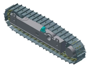 135 Pitch Steel Track Undercarriage (Single Side)