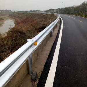 Highway guardrail crash - proof guardrail support customized manufacturers direct sales