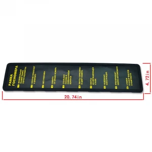 The gauge silica gel plate box   silicone License plate frame Supplier