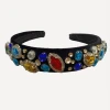 Women Colorful Crystal Alice Band