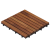 Import Teak Wood Snap-in Deck Outdoor Flooring from Indonesia