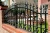 Import Garden Fence Wrought Iron Fence Designs Steel Fence Power Coating Steel Stube Fence from China