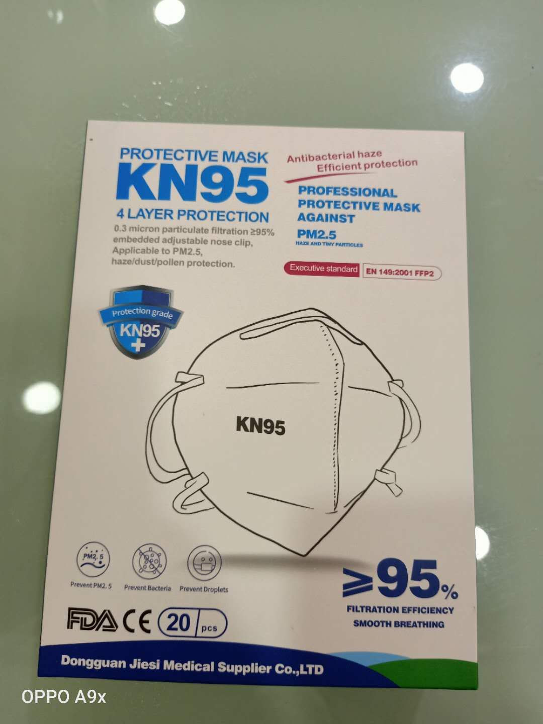Buy Kn95, N95, 3ply Disposable Mask from Company Mike Li, Hong Kong