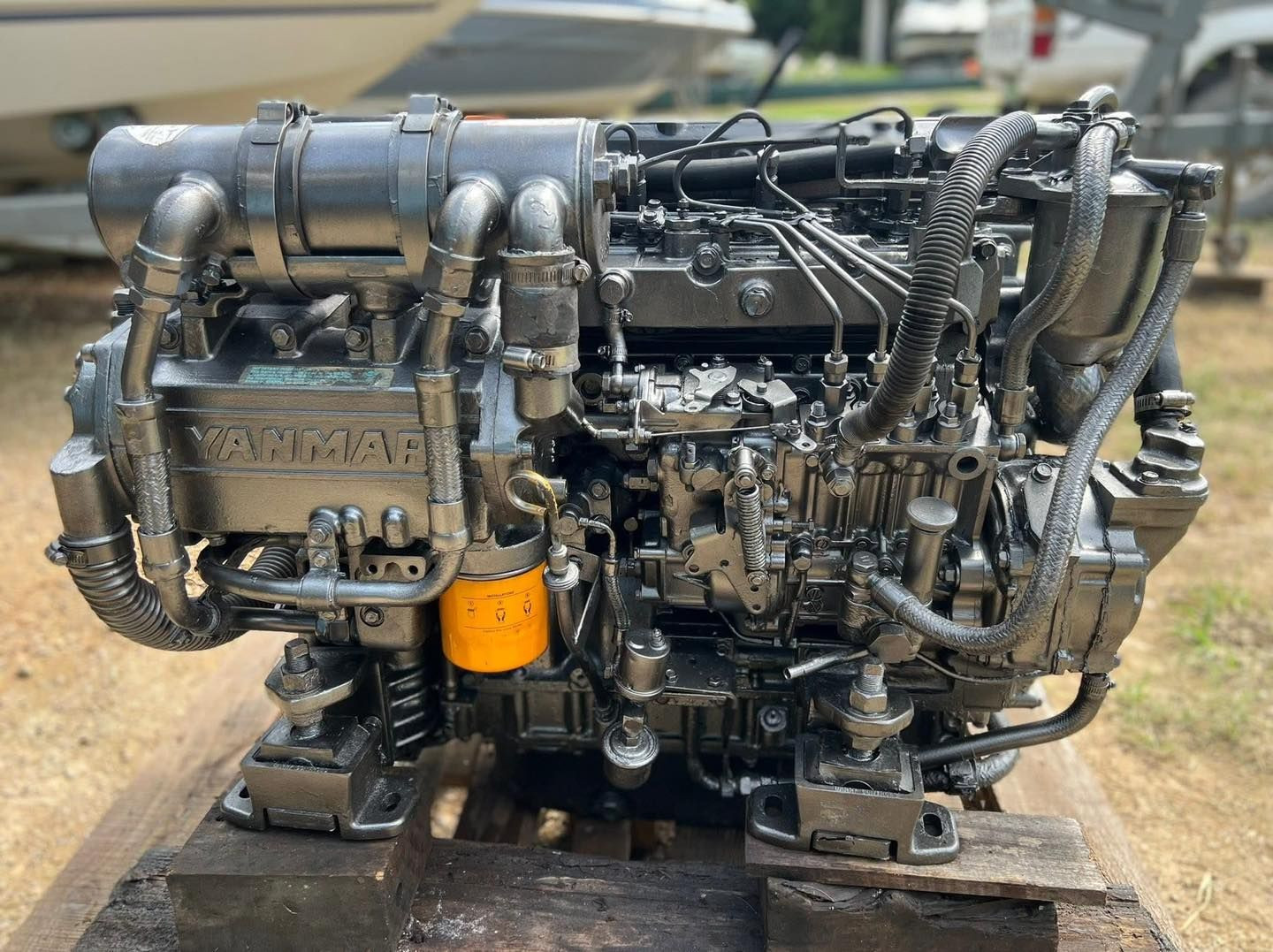 Buy Use Yanmar 4lha-stp 240hp Diesel Marine Inboard Engine from OCEAN