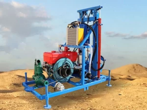 China small portable hydraulic rotary water well drilling machine