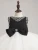 Import zipper-back white and black bow flower girl prom wed dress cheap price from China