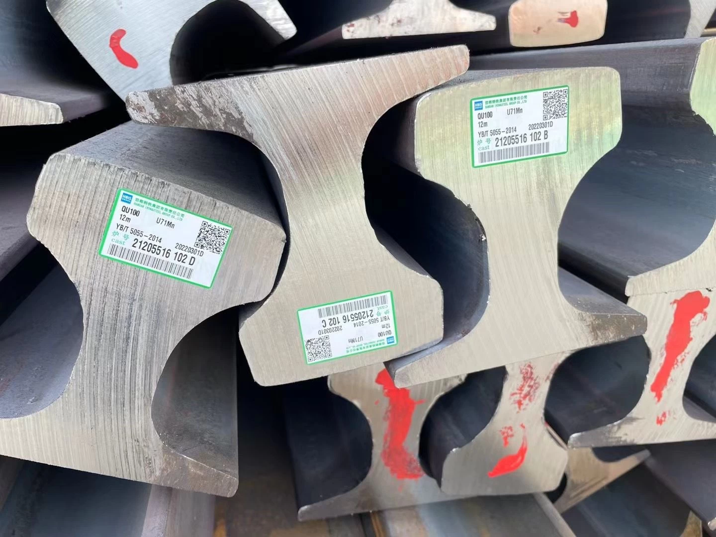 Buy Qu70 Rail/steel Rail/railway Rail/heat Treated Rail from Shanghai ...