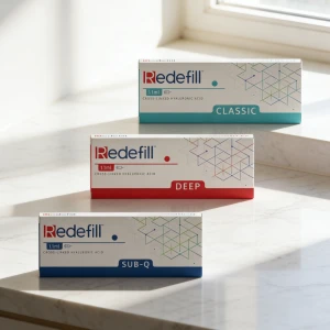 Korea Redefill Wholesale Hyaluronic Acid Dermal Fillers 1ml for Anti-Aging Treatments