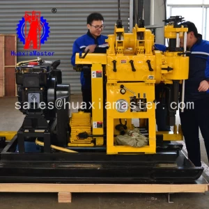 supply rural water well diesel power drilling rig hydraulic exploration drill rig / 200m depth so easy!