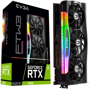 EVGA GeForce RTX 3090 FTW3 Ultra Gaming, 24G-P5-3987-KR, 24GB GDDR6X, iCX3 Technology,