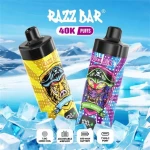 Wholesale Razz bar 40k puff disposable vape with screen 650Mah Type-C fast charging vaping puffs bar