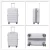 Import Luxury ABS Hard Shell 20 24 28 Inch Travel Suitcase 3 Piece Luggage Sets with Wheels from China