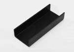 U Channel Black Iron Building Material to Installtion