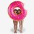 Import Manufacturer Custom Summer Fun Donut Inflatable Water Park Tube Swim Ring Swimming Circle from China