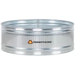 CountyLine 390 gal. Galvanized Round Stock Tank