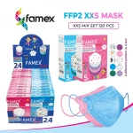 FAMEX FFP2 5-PIECE KIDS SET (WITH STAND)- GIRL & BOYS MIXED