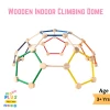 Wooden indoor climbind Dome