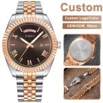 Custom Logo Watches Men Luxury Men Watch Factory Montre Homme De Luxe Reloj De Hombre Lujo Wrist Quartz Watches for Men