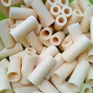 HT Alumina Ceramic protection tube 99.7&% Al2O3