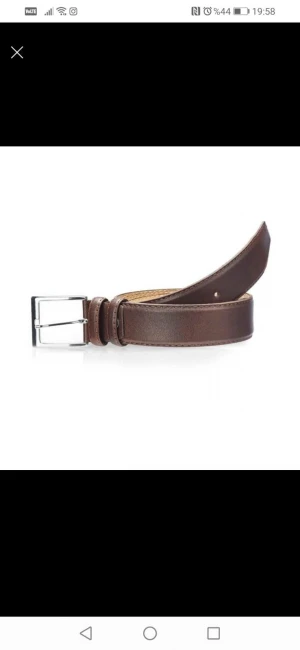 3.5 cm Classic Faux Leather Belt
