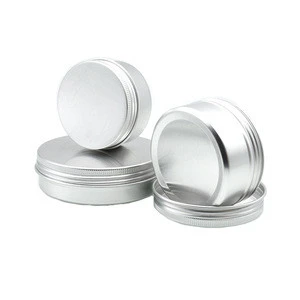 1 oz tin cans 10 ml 100 ml cosmetic jar 100g aluminium container 100cc metal jar 100ml silver aluminum jar with lid