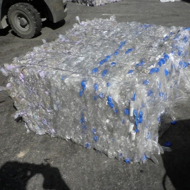 100% Clear Recycled Plastic Scrap/ PET Bottle Scrap in Bale