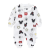 100% Cotton Baby Clothing  Custom Printed Long Sleeve Fall Winter One Piece Jumpsuits Baby Rompers
