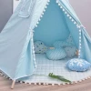 100% Cotton canvas Material and Inflatable Toy Style Kids Indoor Tent