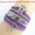 Import 100% Hand-crafted Fibromyalgia Cancer Awareness Ribbon Charms Leather braided FIBROMYALGIA Bracelet from China