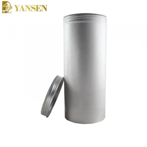 1000ml  Cylindrical aluminum can  for Cosmetics tea box Pill cream hair wax horse oil