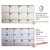 10.3P-7 Dry erase fridge whiteboard monthly planner soft white board sheet