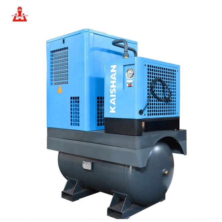10hp Energy saving combined rotary screw air compressor with air dryer for industrial equipment