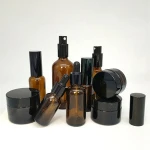 10ml 15ml 25ml 30ml 50ml 100ml square glass dropper bottle with bamboo pipette
