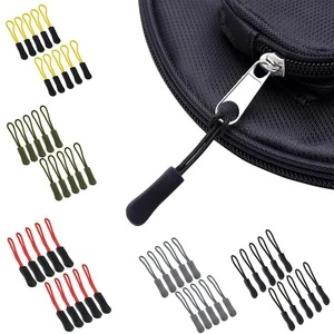10pcs/set EDC Camping Bag Zipper Pulls Replacement Backpack Clothes Zip Cord Puller Slider Outdoor Camp Equipment Travel Kit