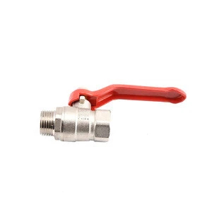 1/2&quot; DN15 good price cf8m 1000 wog red level handle brass ball valve