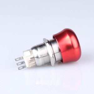 12V Metal 5 Pin Car RV Truck Boat Motorcycle ON OFF Angel Eye Halo Ring Led Push Button Light Switch With Wire Socket Plug