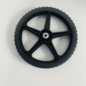 14 inch polyurethane rubber foam tires flat free wheelbarrow farm cart wheel