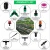Import 149 pcs/ 30 m Garden Watering Cooling Drip Irrigation Kits System Mist Self Drip Irrigation Water from China