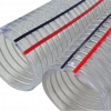 1.5 inch pvc transparent steel wire reinforced plastic hose pvc flexible hose