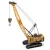 Import 1:55 Scale Rough-Terrain Crane Model, Collection, Construction Machinery Model, Diecast, Crane Toy from China