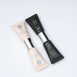 15g PE empty soft tube cosmetic packaging special shape double tube special squeeze tube for BB cream